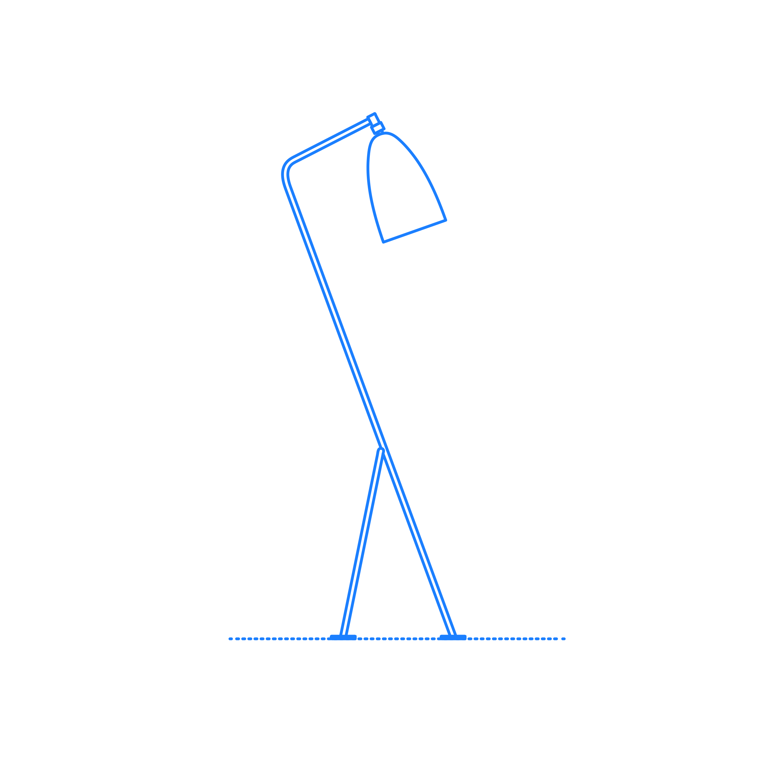 Furniture Floor Lamps Grasshopper Floor Lamp Outline Svg Vector Free Vectors
